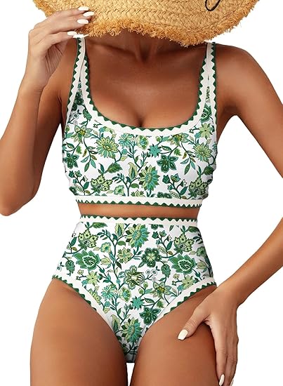 Set Bikini con Cuciture di Supporto