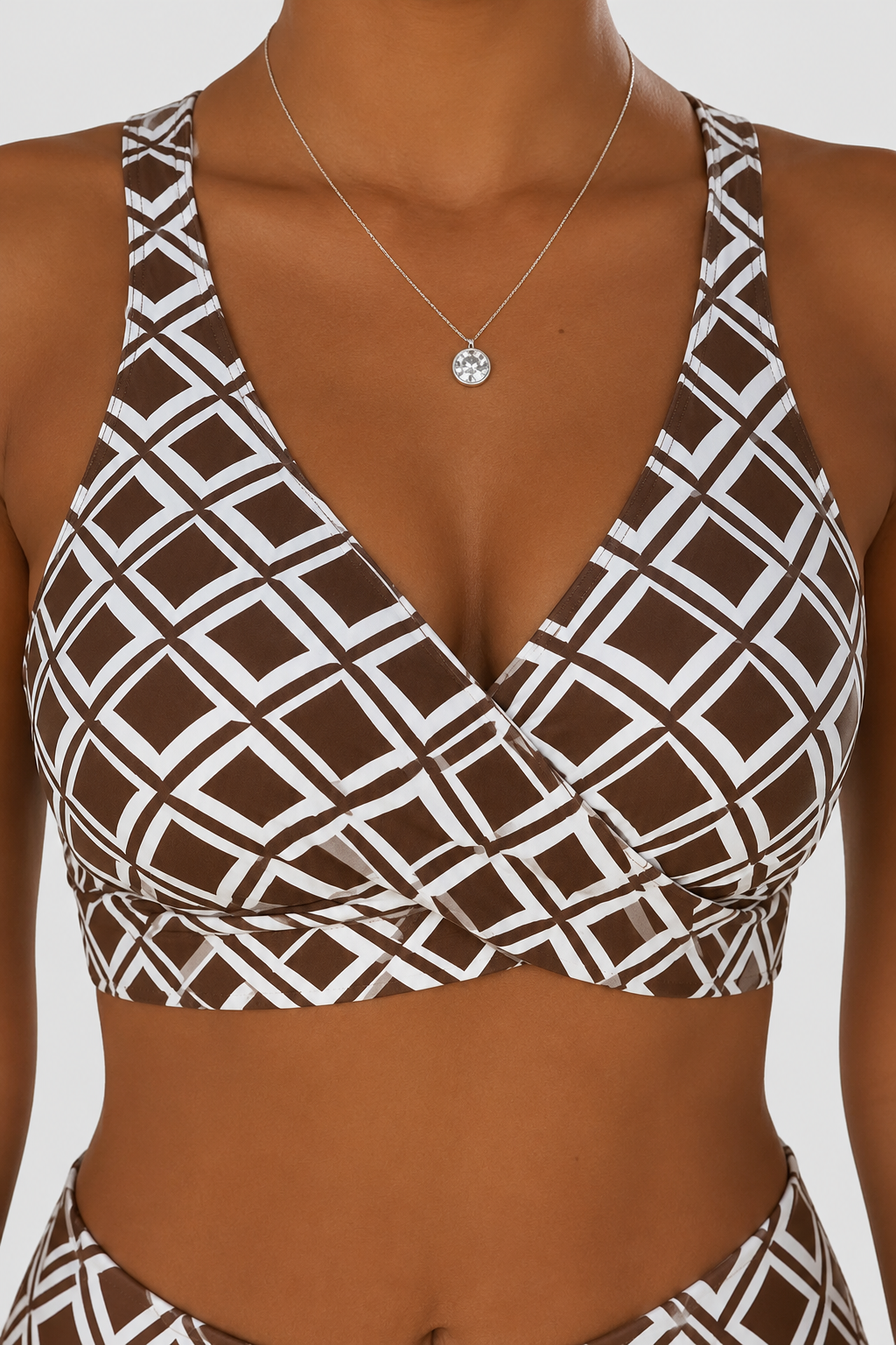 Bikini Modellante Stampato a Rombi