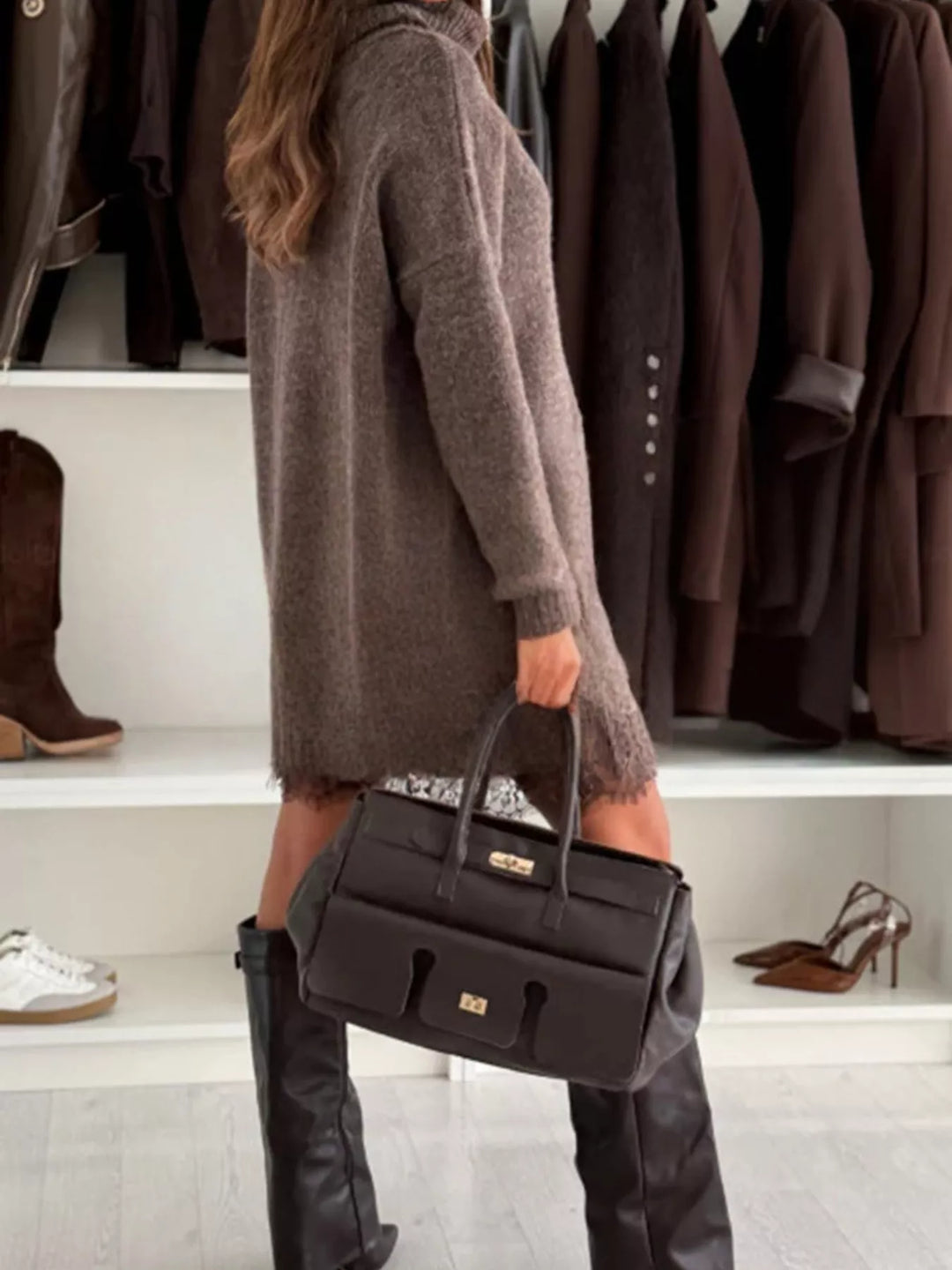 Stella | Maglione Oversized con Collo Alto