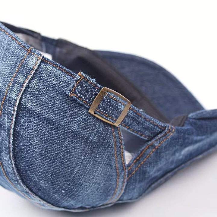 DenimCrown - Cappellino casual in denim unisex