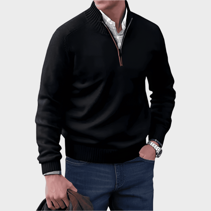 Malik | Maglione elegante con zip
