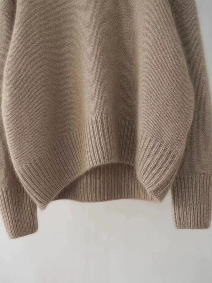 Scarlett | Maglione a Collo Alto con Spalle Cadute