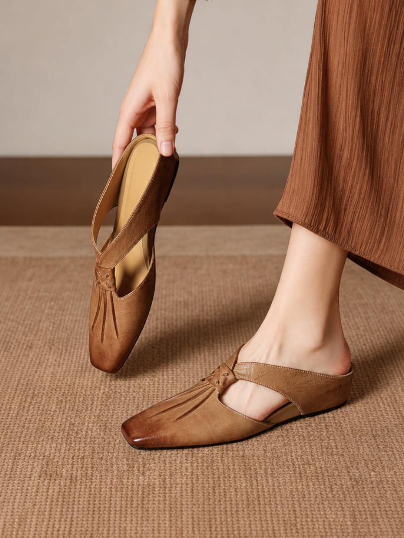 Olene | Mules Punta Quadrata