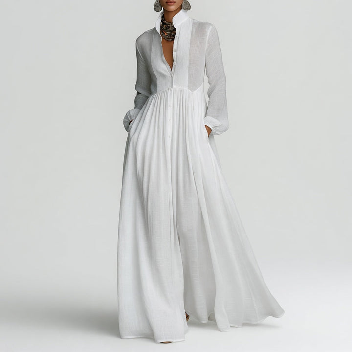 Élisa™ — Abito maxi minimalista raffinato