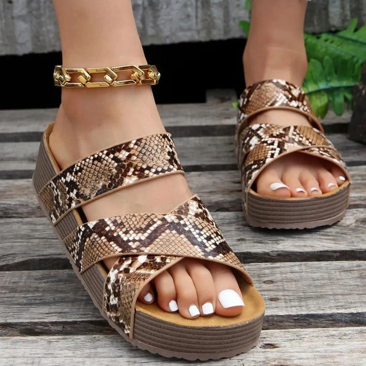 Abigail™ – Sandali ortopedici con cinturino in pelle
