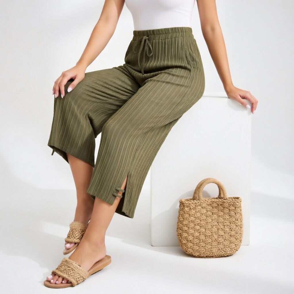 Lauréline™ — Pantaloni fluidi eleganti e confortevoli per l'estate