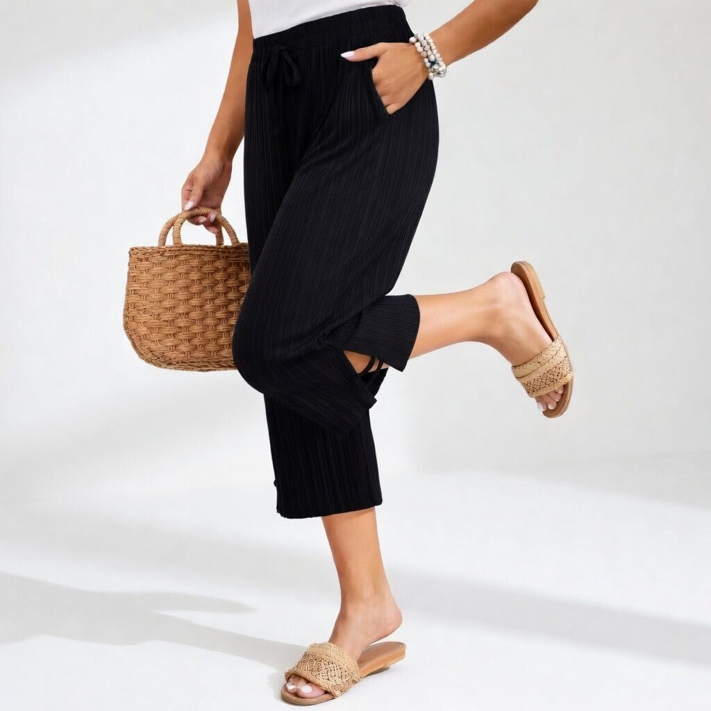 Lauréline™ — Pantaloni fluidi eleganti e confortevoli per l'estate