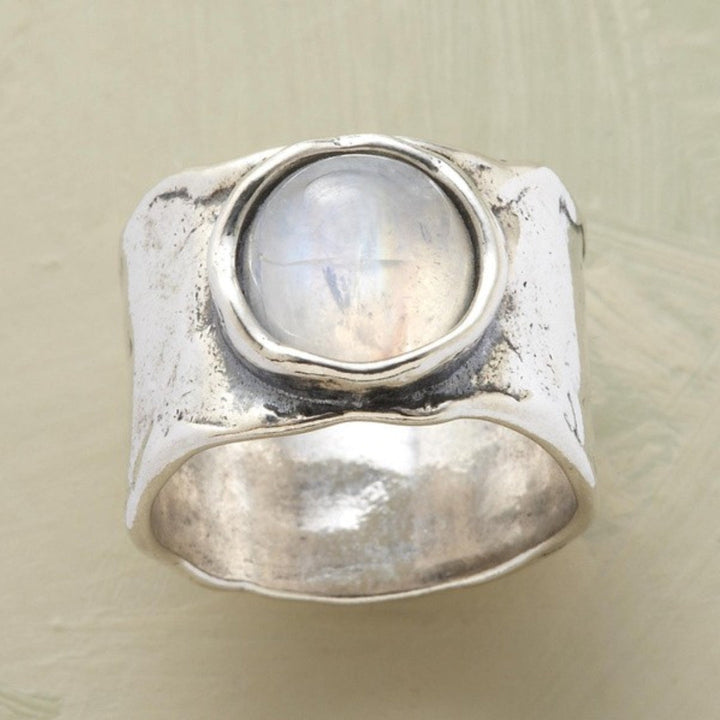 Reyes - Anello Boho in Pietra Lunare