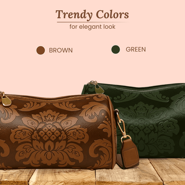 Eleganza Floreale di Jessica | Borsa a Spalla