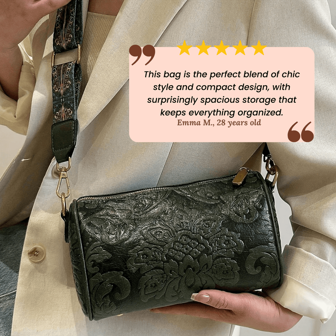 Eleganza Floreale di Jessica | Borsa a Spalla