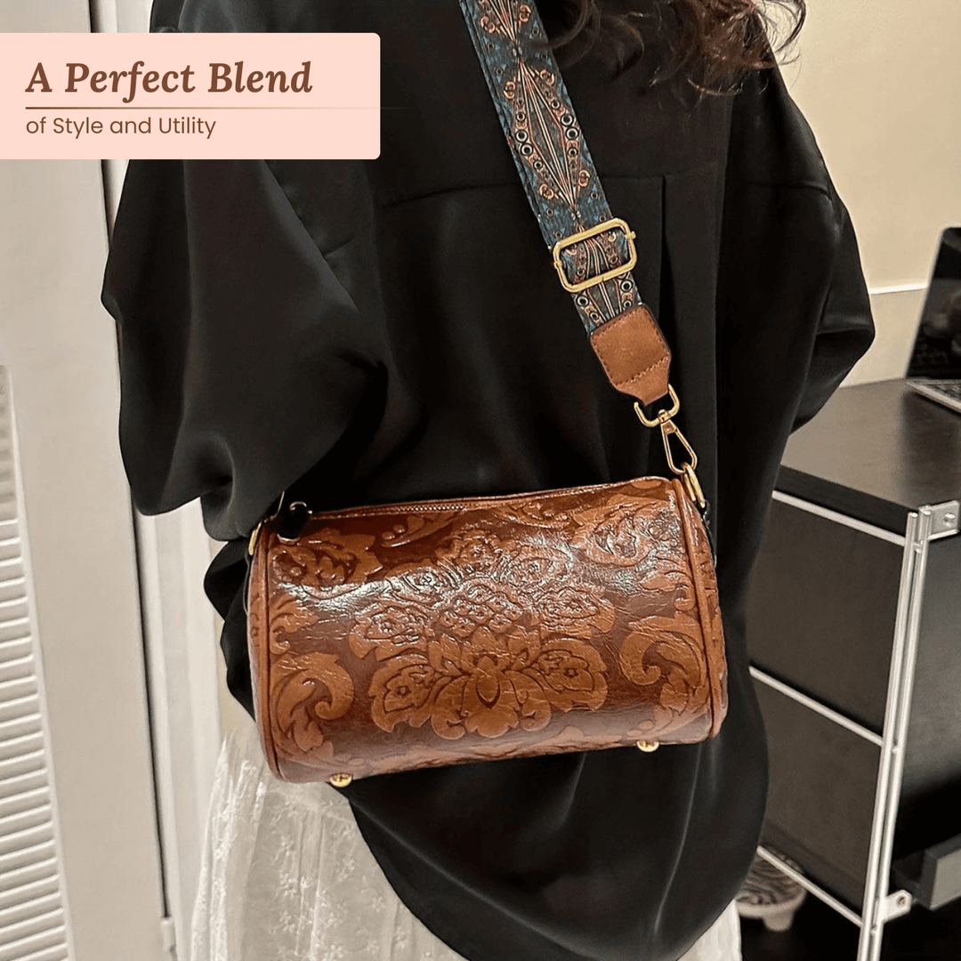 Eleganza Floreale di Jessica | Borsa a Spalla