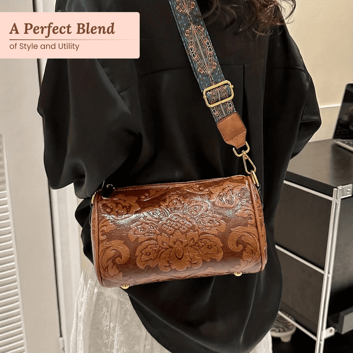 Eleganza Floreale di Jessica | Borsa a Spalla