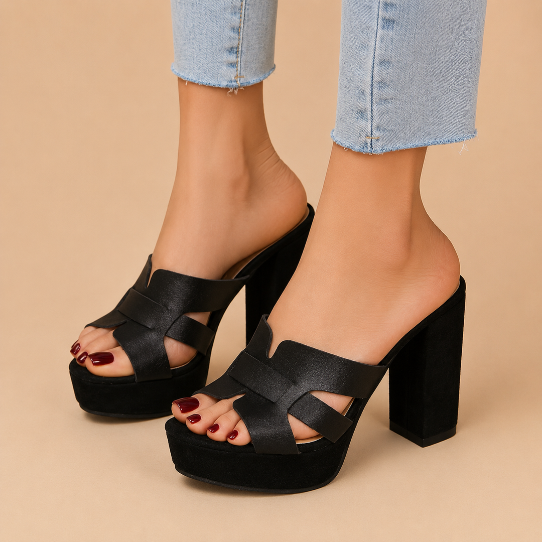 Elena™ | Tacchi Eleganti con Piattaforma Senza Sforzo
