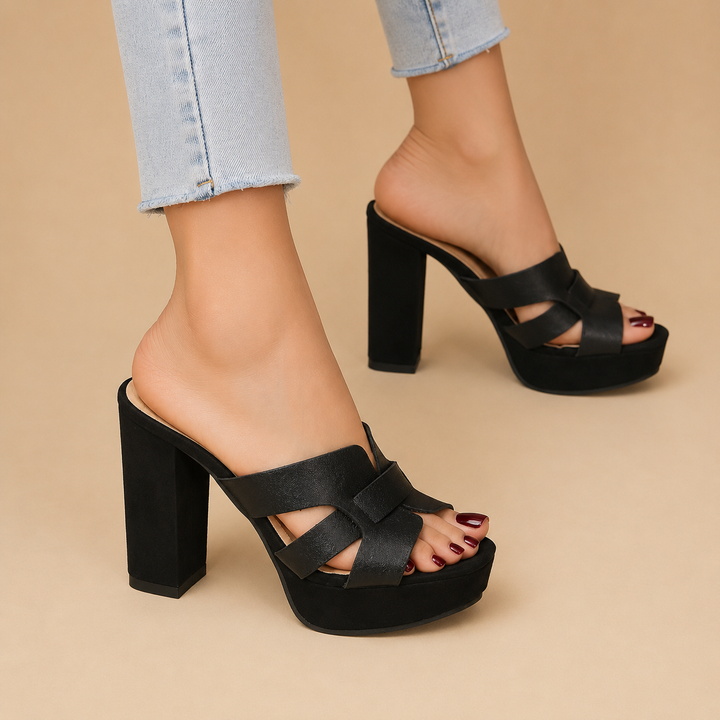 Elena™ | Tacchi Eleganti con Piattaforma Senza Sforzo