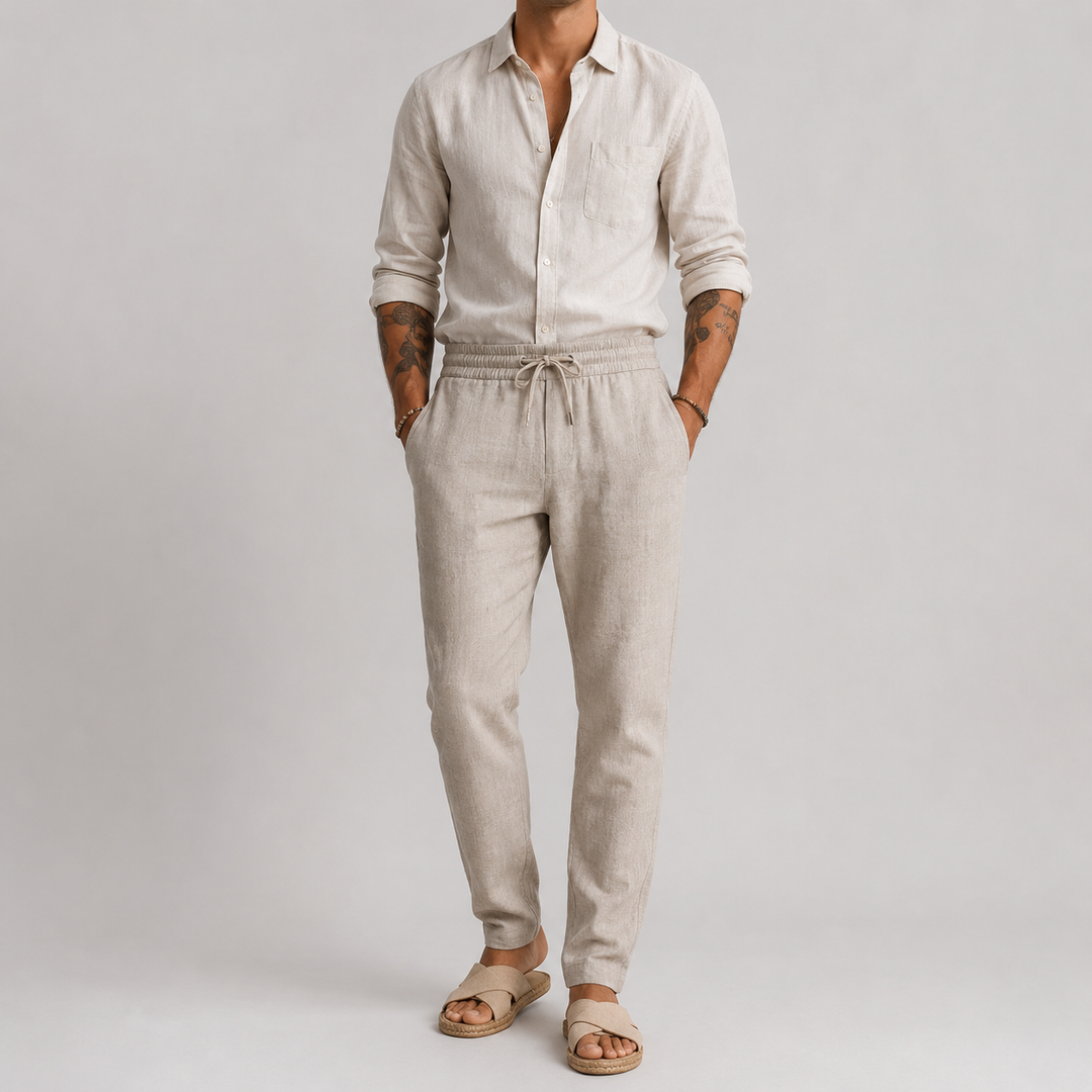 Mateo Beach | Pantaloni Estivi in Lino