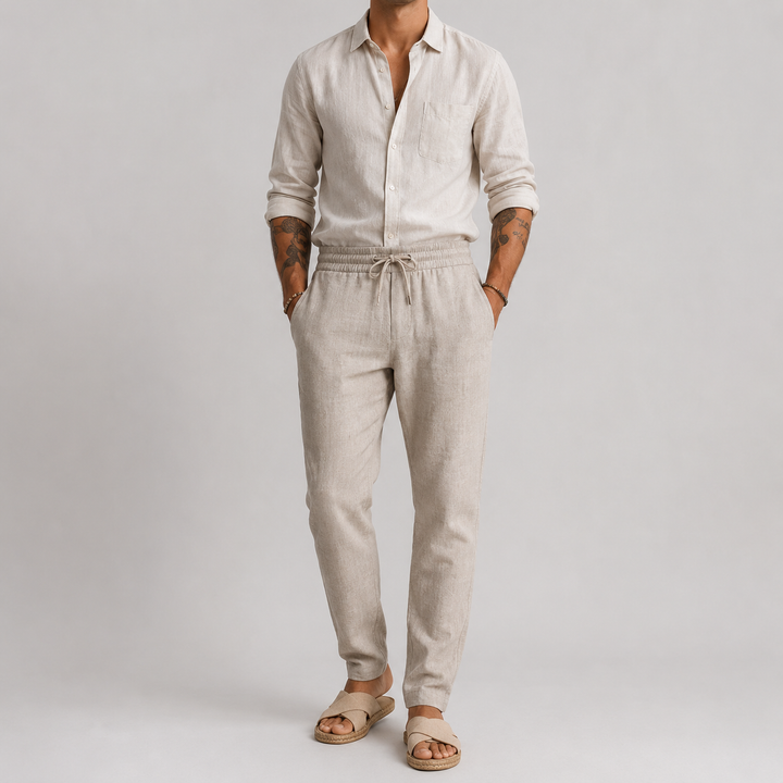Mateo Beach | Pantaloni Estivi in Lino