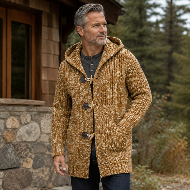 Cardigan con Cappuccio Fenwick