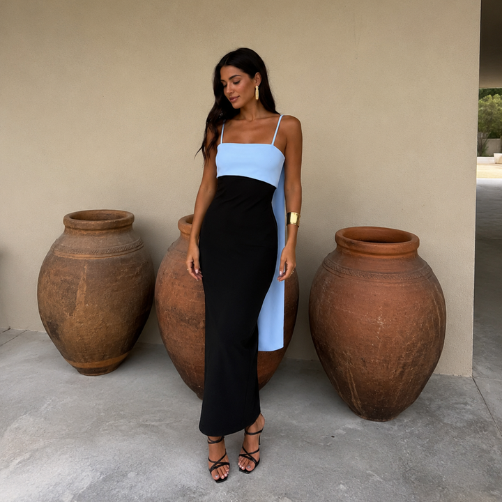 Joanna / Vestito nero e blu