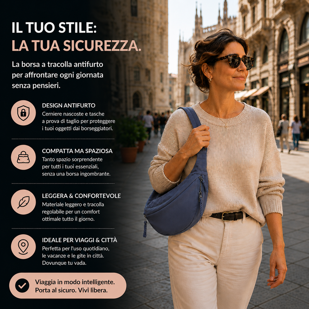 Grazia | Borsa a Spalla Blu