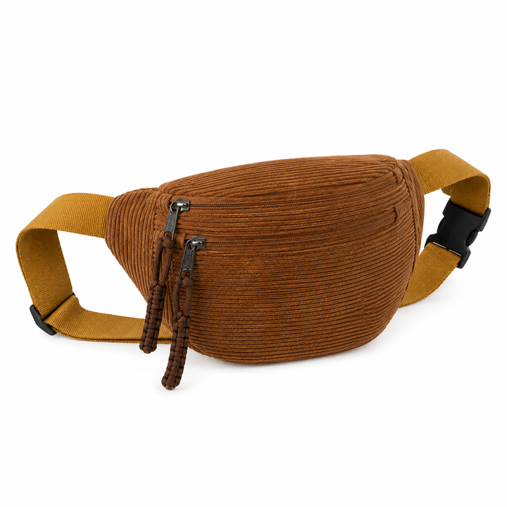 Bruna | Borsa a Spalla Velluto a Coste