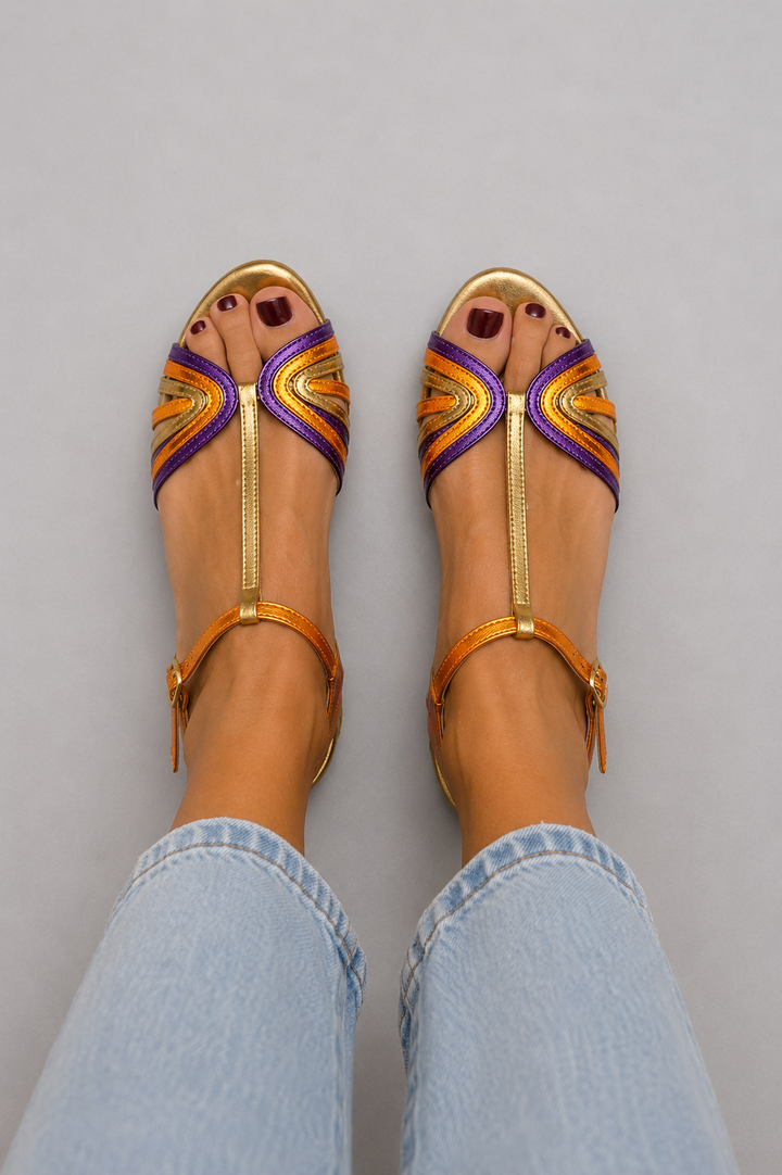 Viviana | Sandali in Toni Mediterranei