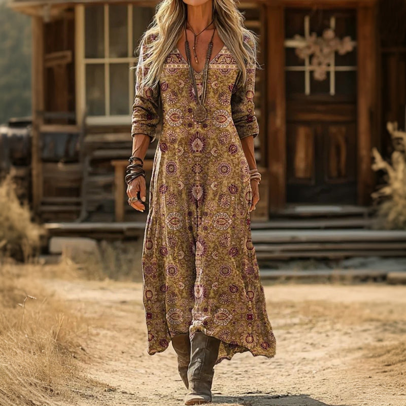 Mackenzie - Vestito in Stile Bohemien Rilassato