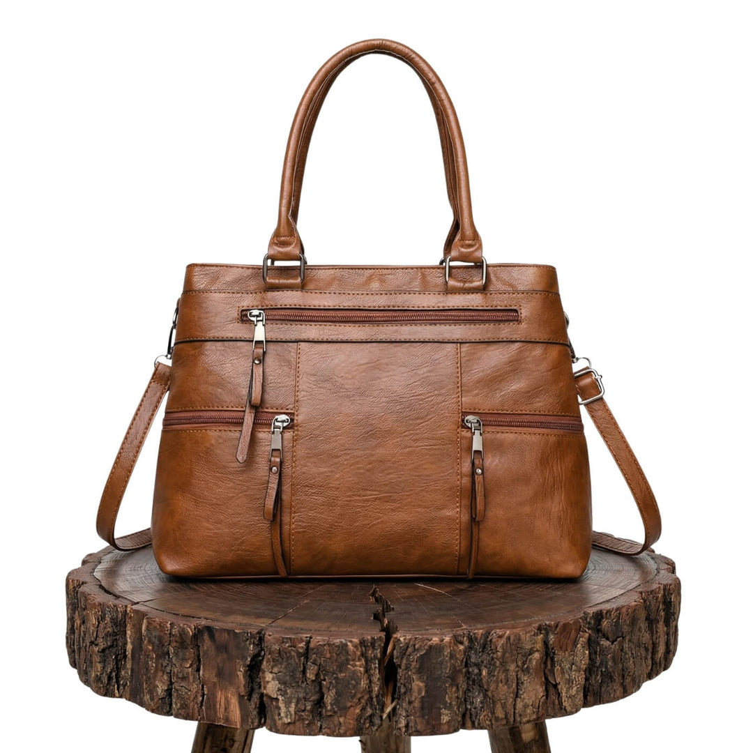Borsa a Spalla Multi-Zip di Rachele