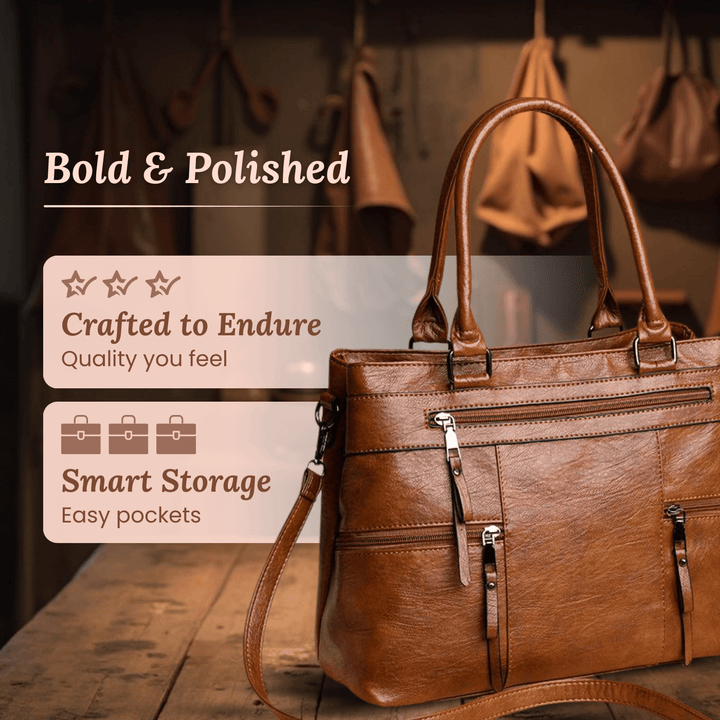 Borsa a Spalla Multi-Zip di Rachele