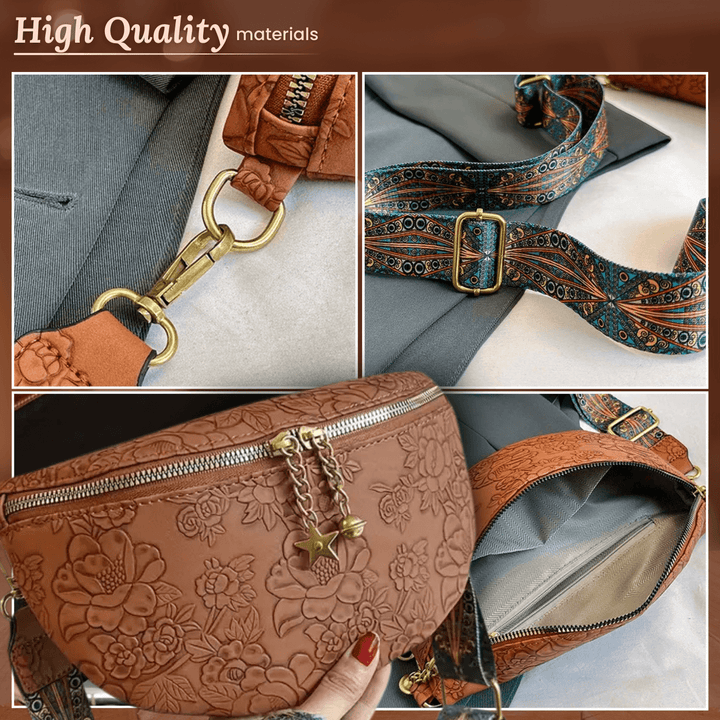 Charm Embossato di Filomena | Borsa a Tracolla