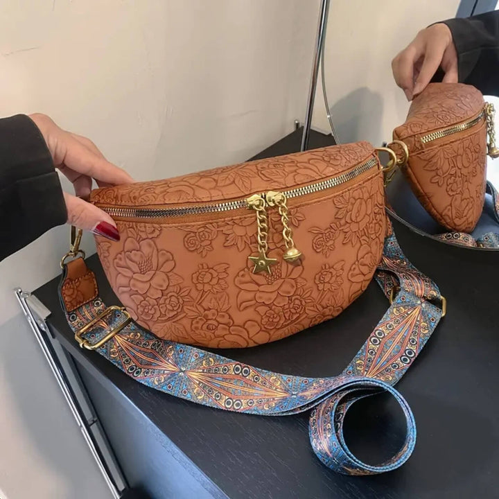 Charm Embossato di Filomena | Borsa a Tracolla