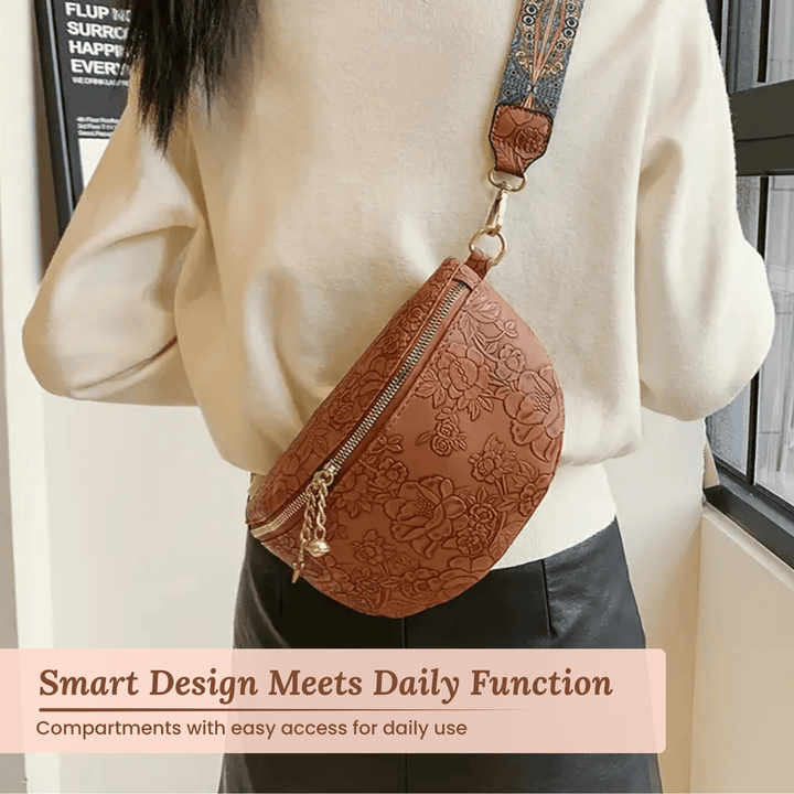 Charm Embossato di Filomena | Borsa a Tracolla