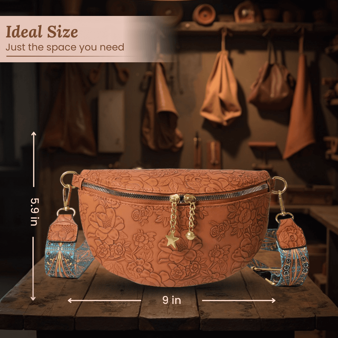 Charm Embossato di Filomena | Borsa a Tracolla