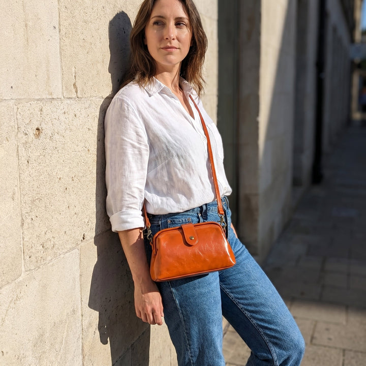 Borsa Arion Vintage - Arancione Terracotta