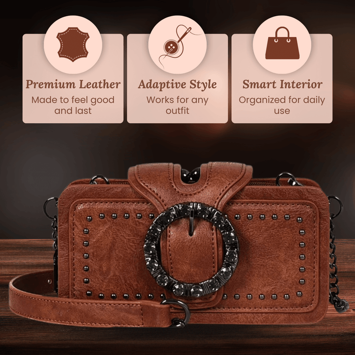 Borsa Clutch con Borchie di Margherita