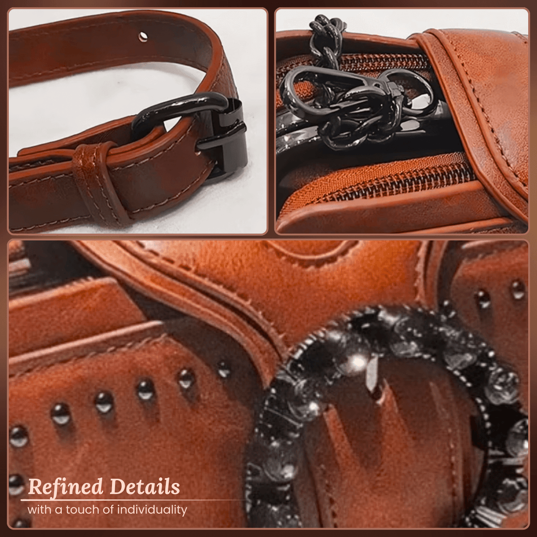 Borsa Clutch con Borchie di Margherita