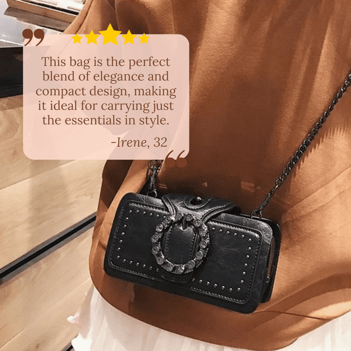 Borsa Clutch con Borchie di Margherita