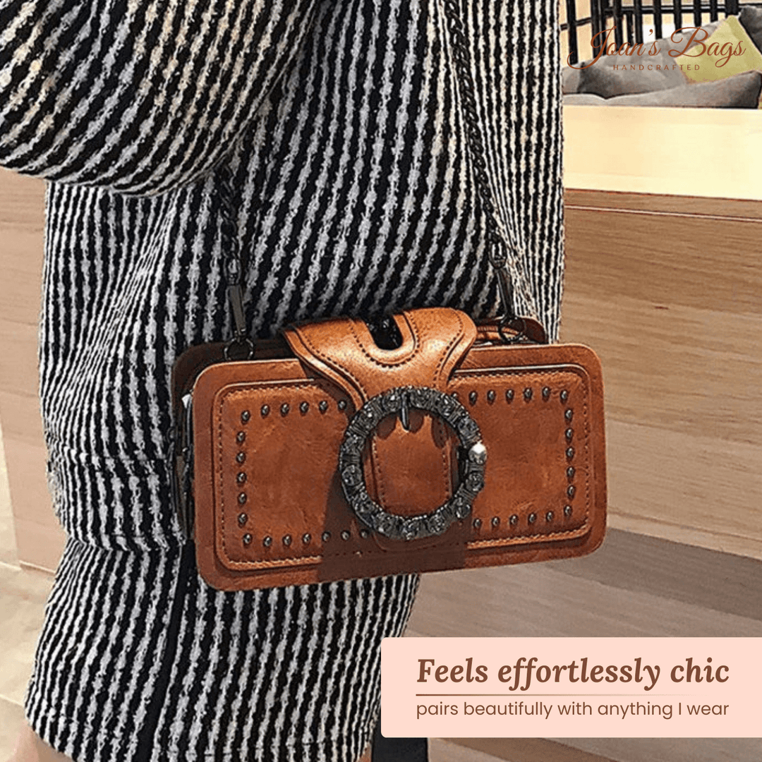 Borsa Clutch con Borchie di Margherita