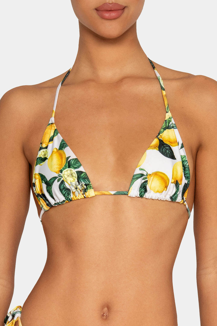 Amalfi – Bikini in stile italiano con stampa di limoni