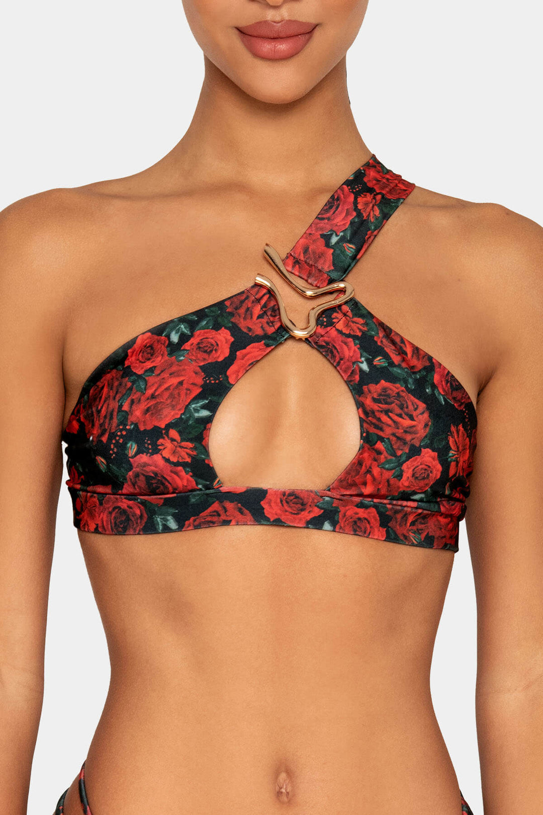 SEVILLA - Bikini con Culotte Tanga Floreale