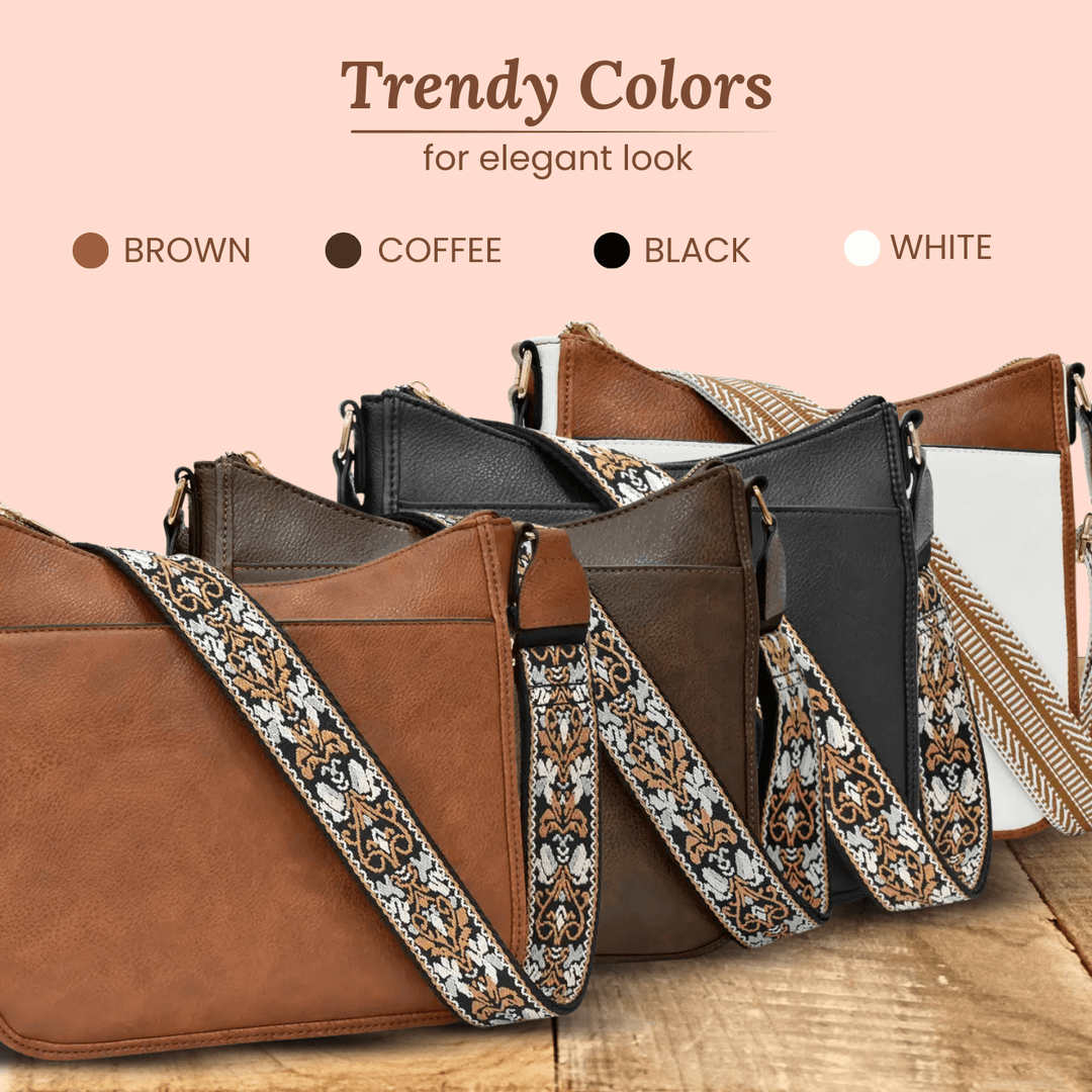 Borsa a Spalla Giornaliera di Elena | Patterned
