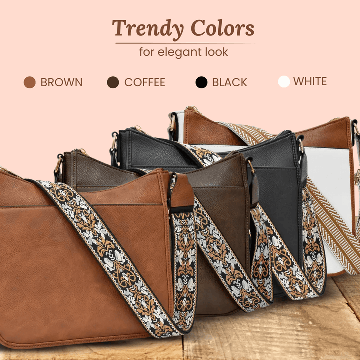 Borsa a Spalla Giornaliera di Elena | Patterned