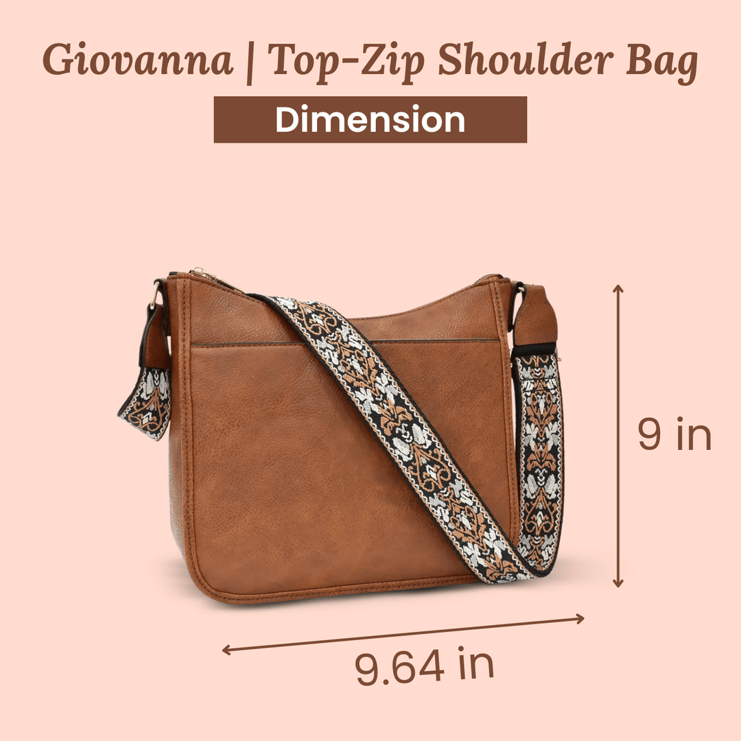Borsa a Spalla Giornaliera di Elena | Patterned