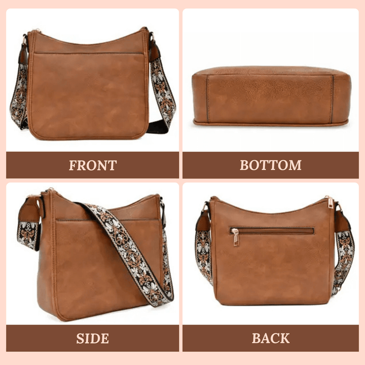 Borsa a Spalla Giornaliera di Elena | Patterned