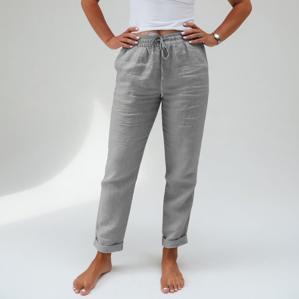 Albertine™ — Pantaloni 100% cotone fluido comfort naturale