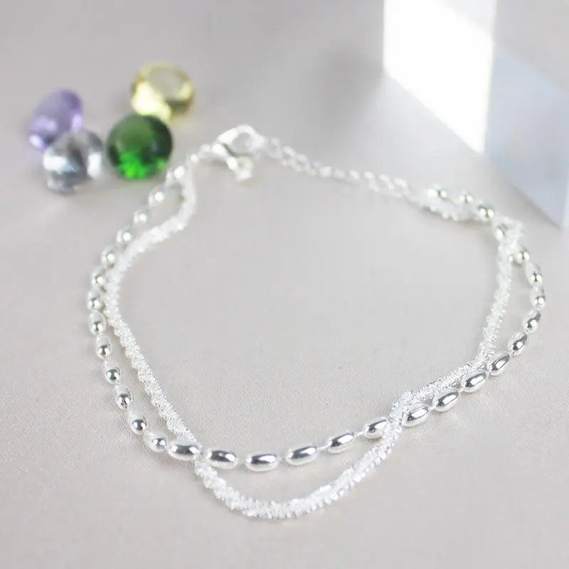 Amparo - Set di Bracciali Eleganti in Argento con Pietre di Zirconio