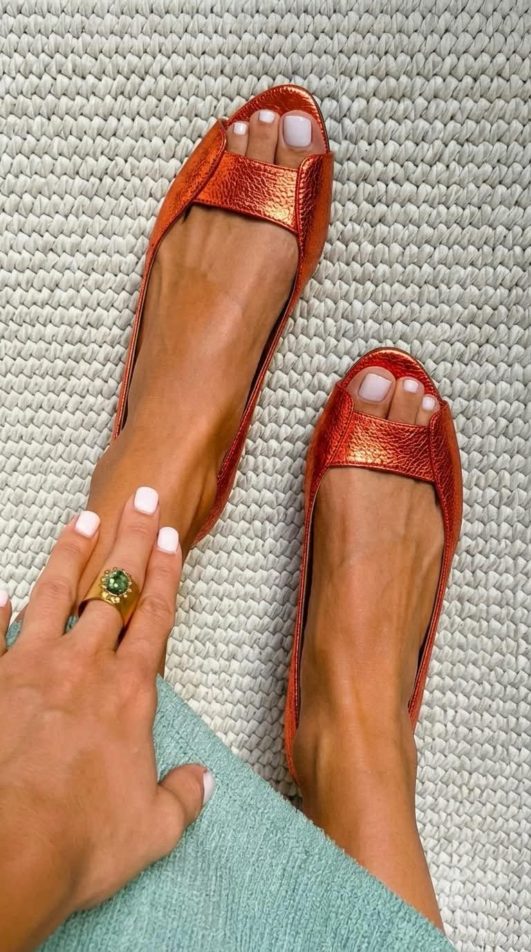 Adelina | Sandali Dorati di Comfort Elegante