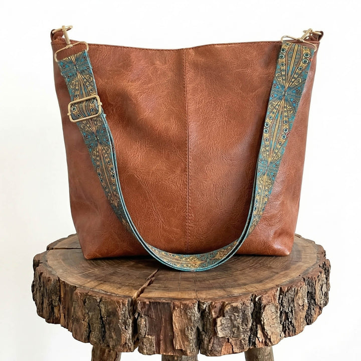 Borsa a Spalla Testurizzata di Alba