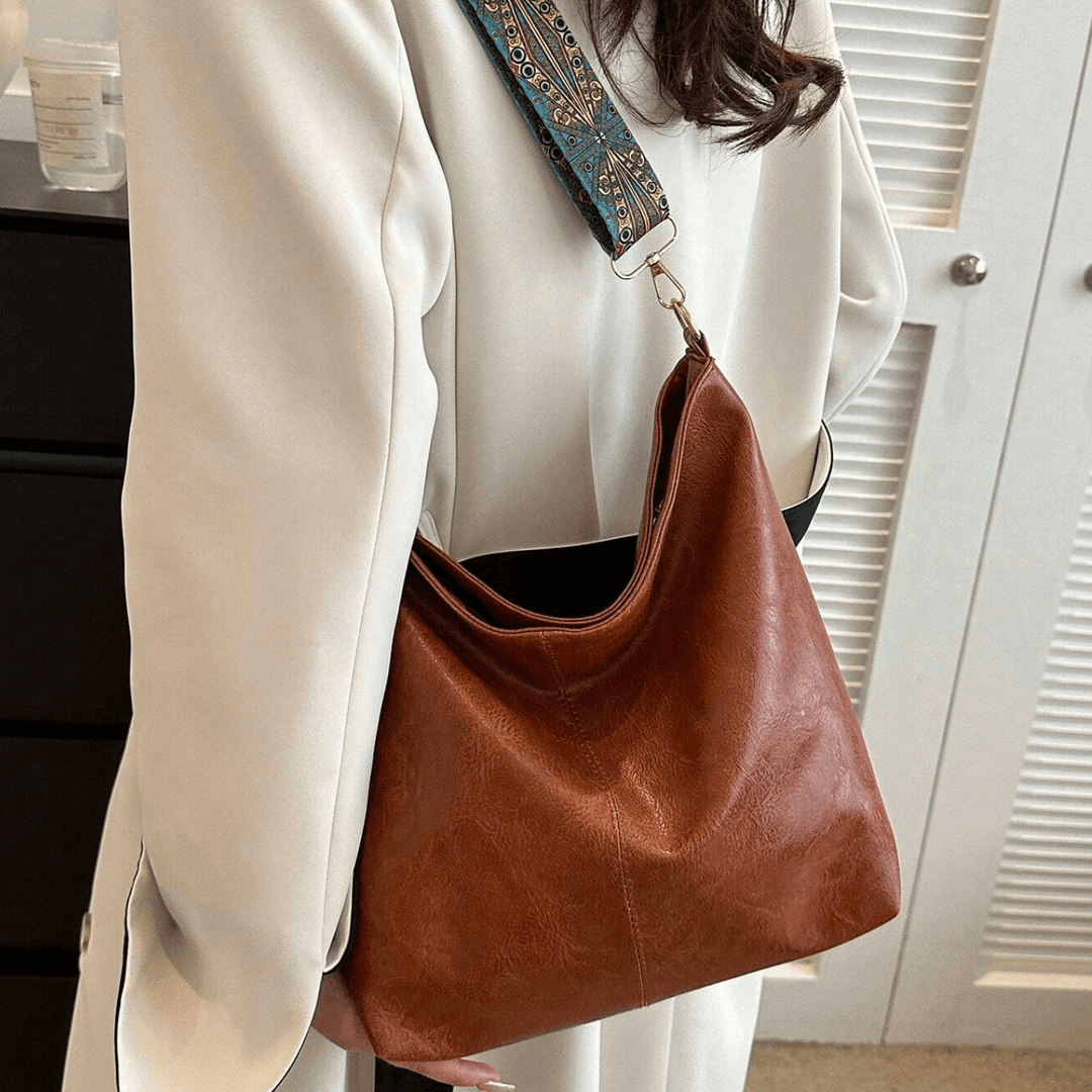 Borsa a Spalla Testurizzata di Alba