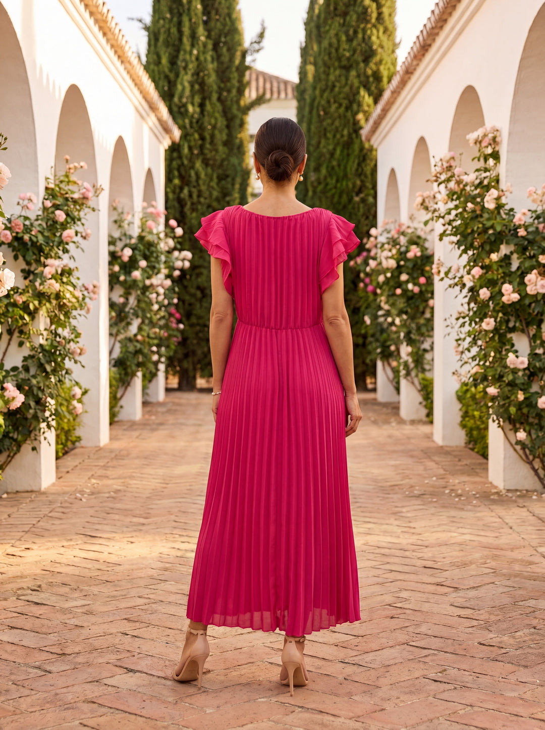 Robe Elegante Selena in Tulle Raffinato - Maison Claire et Sylvie