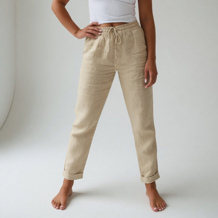 Albertine™ — Pantaloni 100% cotone fluido comfort naturale